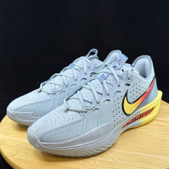 Nike G.T. Cut 3 Light Armory Blue Crimson Yellow DV2913-405 Mens Sz 10 Shoe RARE main image 4